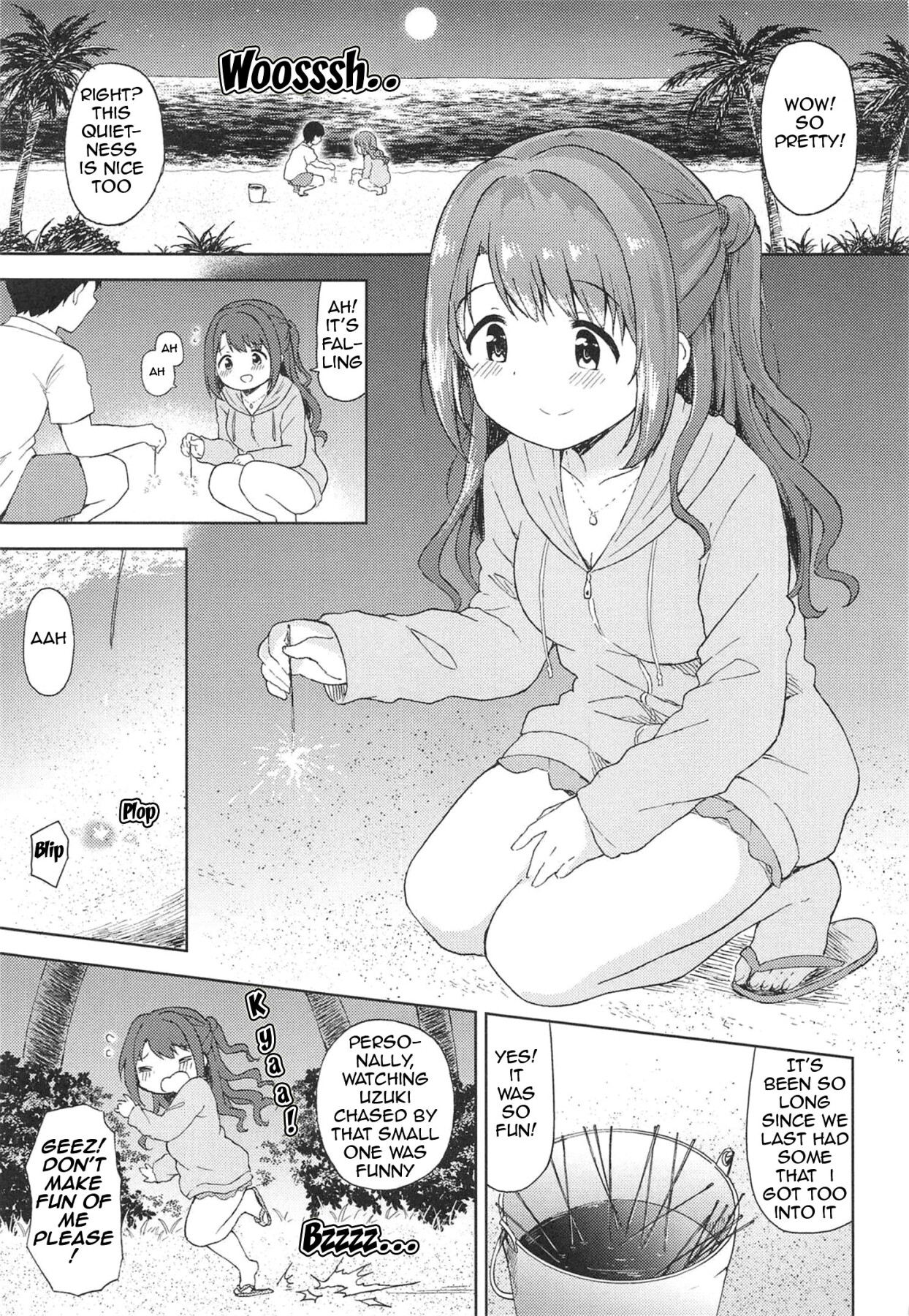 Hentai Manga Comic-Night Sex Beach with Uzuki-Read-3